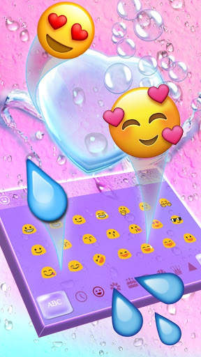 Heart Water Drop Keyboard screenshot 3