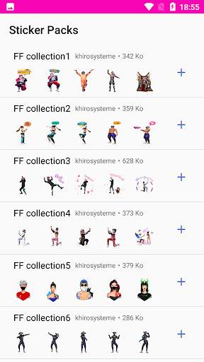 ff stickers 💎💎 screenshot 8