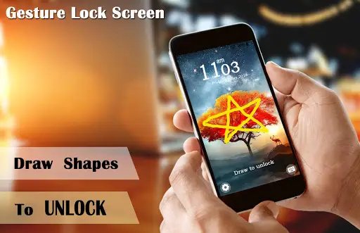 Gesture Lock screen скриншот 2