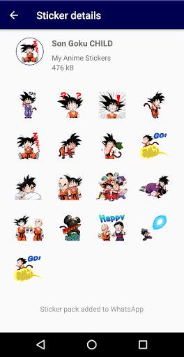 My Anime Stickers for WhatsApp screenshot 8
