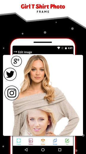 Girl T Shirt Photo Frame screenshot 6