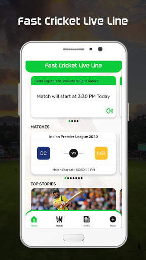 Fast Cricket Live Line screenshot 2