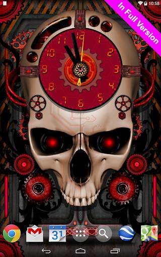 Steampunk Clock Free Wallpaper screenshot 12