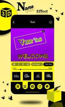 3D Text Effect Name Genrator screenshot 1