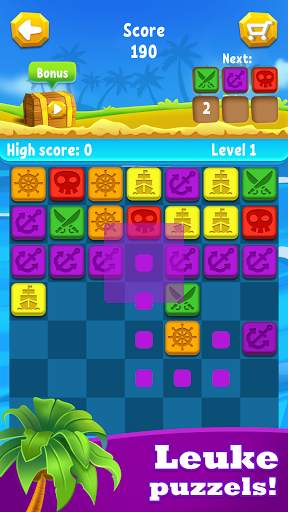Pirate's Dice: 4 op een rij bordspel voor 1 speler screenshot 4