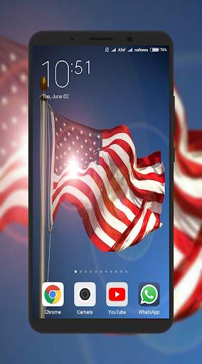 America Flag Wallpaper 1 تصوير الشاشة
