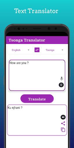 Tsonga Translation screenshot 3