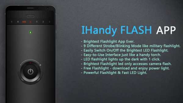 iHandy LED Flashlight Pro Dành cho Android - Miễn screenshot 1
