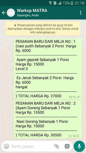 DAFTAR MENU APP screenshot 3