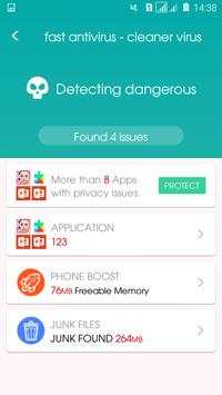 Fast antivirus - cleaner virus screenshot 4