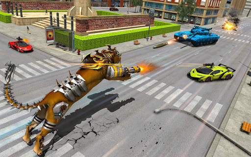 Lion Robot Car: Futuristic Robot Transformation screenshot 4