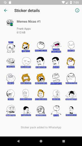 Memes Nicas Stickers para WAStickerApps screenshot 2