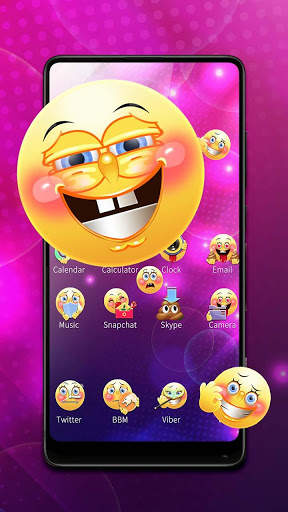 3D emoji launcher theme screenshot 4