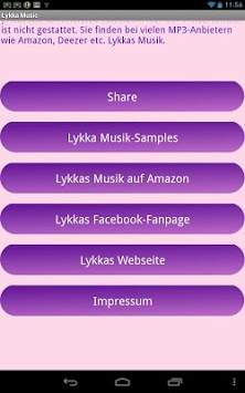 Lykka Musik - Adfree screenshot 2