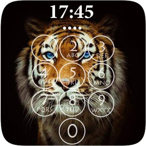 Tiger 3D Lock Screen 3.0