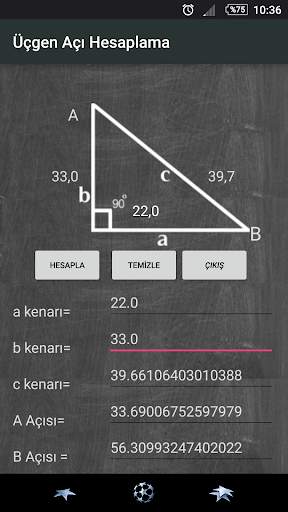 Triangle Calculator screenshot 1