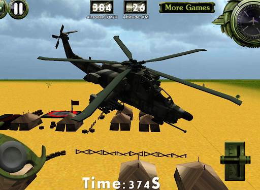 Combat helicopter 3D flight screenshot 5