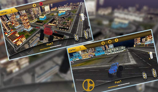 3D Monster Truck Pilot Flying Car screenshot 1