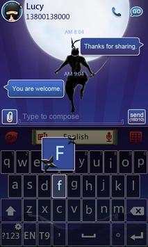 GO Keyboard Ninja Theme screenshot 4