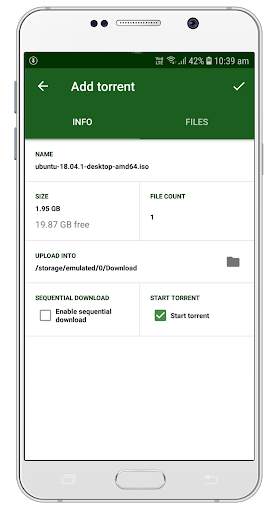Torrent Downloader screenshot 2