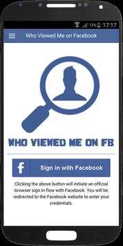 Who Viewed Me on FBooK screenshot 1