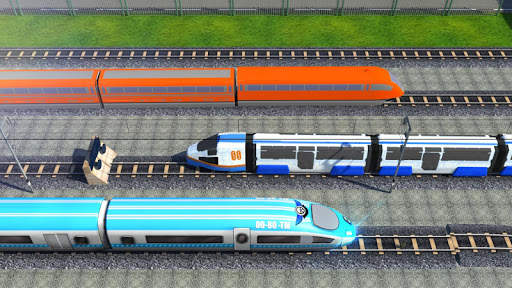 Euro Train Racing Game 2017- Multiplayer screenshot 6