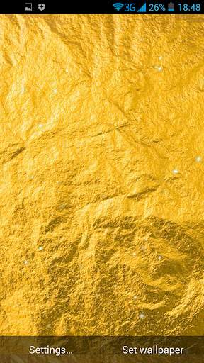 Gold Live Wallpaper screenshot 5