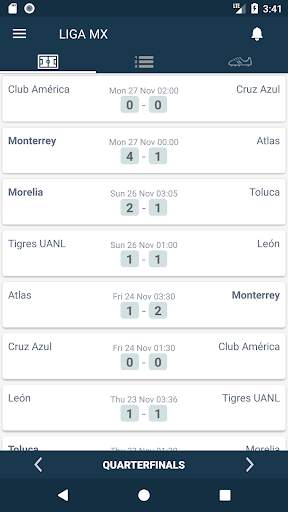 Resultados de la Liga MX - México screenshot 3