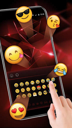 Black Red Keyboard screenshot 3