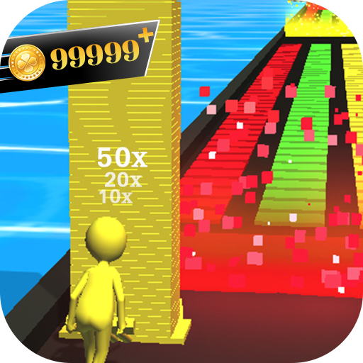 Color Surfers - Tower Stack color race 3D icon