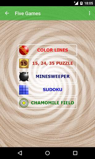 Five Games screenshot 1