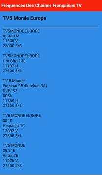 Frequency of French TV channel screenshot 5