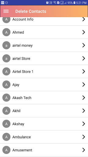 Smart Contact Manager Scan Contacts screenshot 4