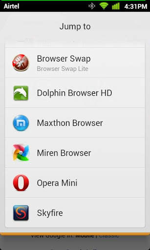 Browser Swap Lite screenshot 5