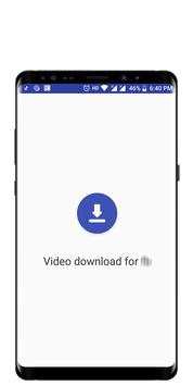 Video Downloader for Facebook screenshot 1