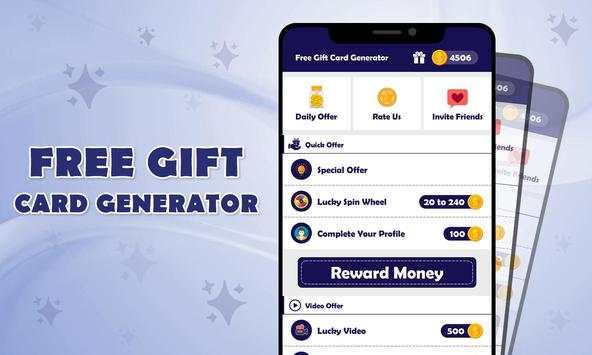 Free Gift Card Generator 2 تصوير الشاشة