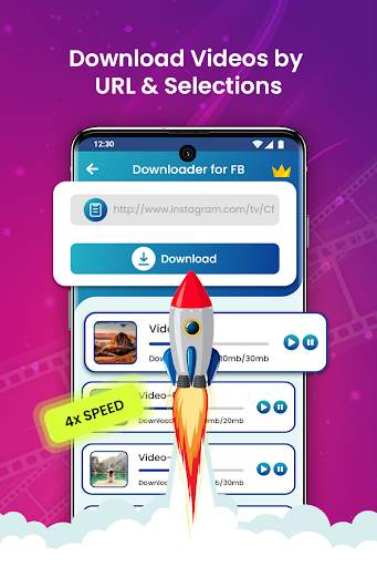 Video& HD Music Downloader App screenshot 1