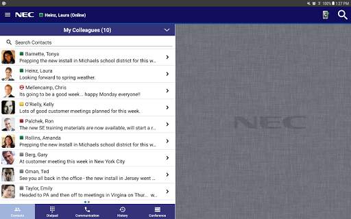 UNIVERGE 3C Mobile Client Plus screenshot 1
