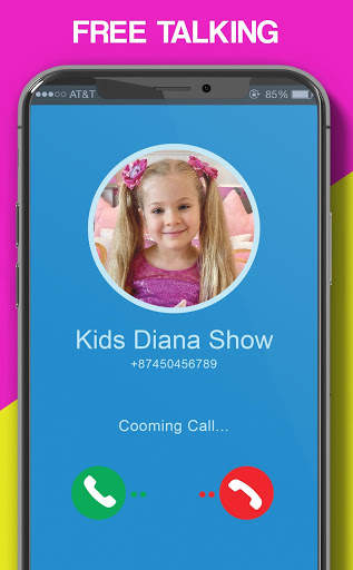 Funny Diana Fake Video Call Simulations स्क्रीनशॉट 1