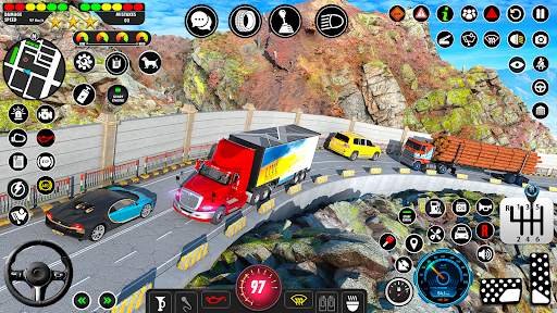 Crazy Car Transport Truck Game screenshot 8