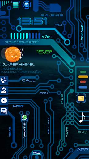 Technologie Total Launcher Theme screenshot 1