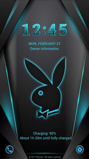 Playboy Neons Theme screenshot 3