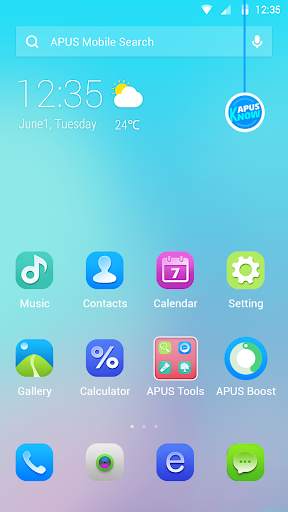 OS APUS Launcher theme screenshot 1