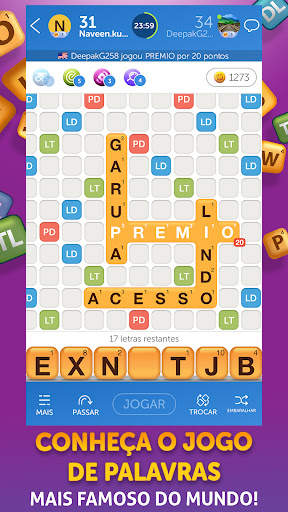 Words With Friends 2: palavras screenshot 1