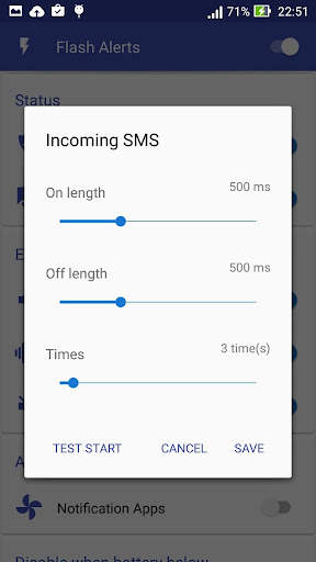 Flash Alerts on Call and SMS & screenshot 3