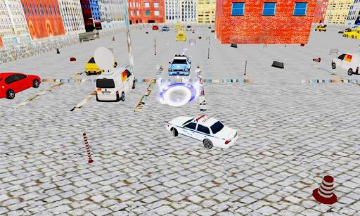 Police Car Parking-Fast and Furious screenshot 3
