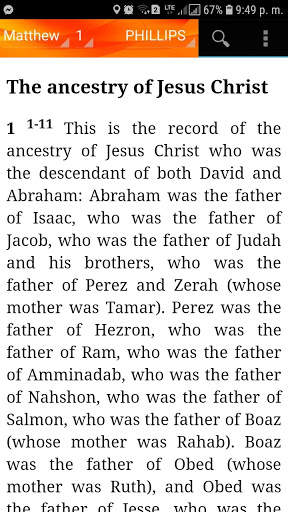 Holy Bible J.B. Phillips New Testament(PHILLIPS) screenshot 1