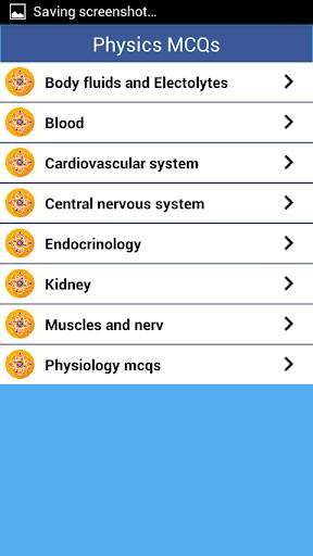Physiology MCQs for Exams Practice 2 تصوير الشاشة
