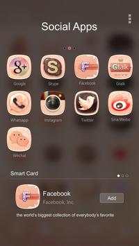 Pink Gold GO Launcher Theme screenshot 6