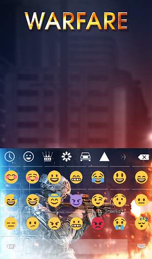 Warfare Animated Keyboard   Live Wallpaper screenshot 4